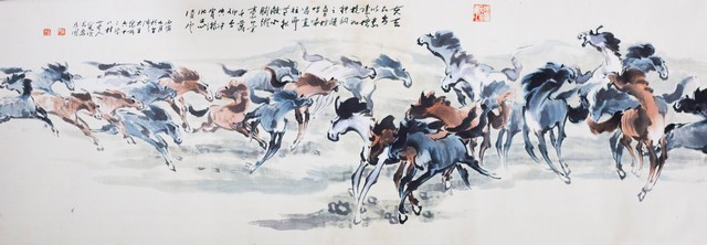 02神駿奔騰之時-王鐵營紀念畫展